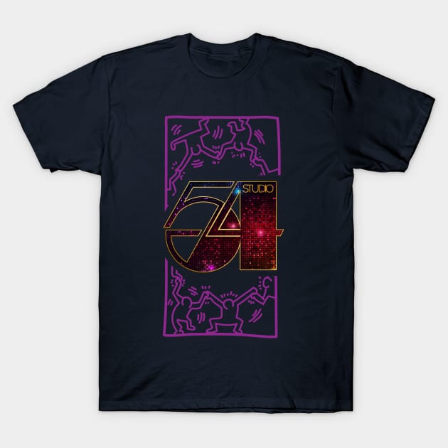 People love to dance (Studio 54 Edition) T-Shirt by dojranliev